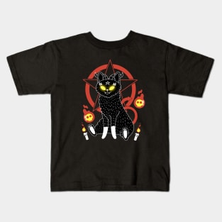 Devil Cat Kids T-Shirt